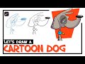 How To Draw Cartoons: Let's Draw a Dog...from Sketch to Finished Design!