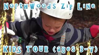 Northwoods Zip Line - Kids Zip Line Tour -  Minocqua, WI