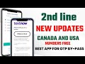 2nd line App Sign-up Problem solved 2022 l 2nd line new Update Free Us Number l