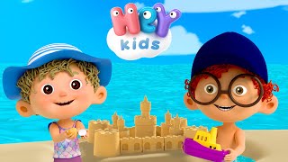 أغنية الشاطئ 🏖️ أغاني أطفال | تجميع الفيديو للأطفال | HeyKids Arabic