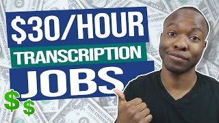 Earn $10-$30 PER HOUR Work From Home Transcription Jobs For Beginners (Make Money Online 2021)