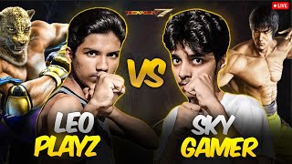 SKY GAMER vs LEO PLAYZ TEKKEN MATCH LIVE WHO WILL LOSE🔥