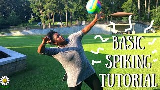 HOW TO SPIKE A VOLLEYBALL - For Beginners