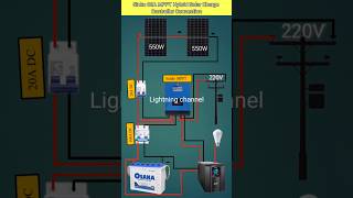 Sinko 80A MPPT Hybrid Solar Charge Controller Connection #shorts #short #electrical #youtubeshorts