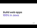 Vaadin Flow in 40 seconds ⚡️ Build web apps 100% in Java