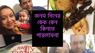 Vlog 61:-জন্ম দিনের কেকটা কেন কেনা হলোনা/why I can’t buy a birthday 🎂 cake for my 🤴 #