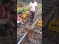 Thermite welding process for joining railway tracks #indian #railway #welding