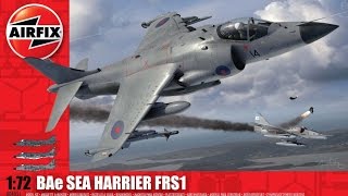 Airfix 1/72 BAe Sea Harrier FRS1 InBox Review / Dobozbontás