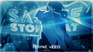 Boruto AMV | Sasuke vs Kinshiki – Stop That [Floby Remake] | Quick!