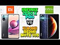 Infinix Zero X Pro vs Xiaomi Redmi Note 10s | Specification | Comparison | Features | Price