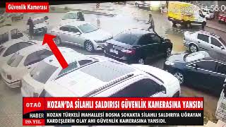 Vahit ve Emrah Kara Kardeşlere Silahlı Saldırı Güvenlik kamerasında