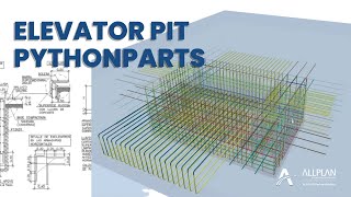 Elevator Pit PythonParts Reinforcement (plugins/tool) in Allplan | Developed by ALLTO