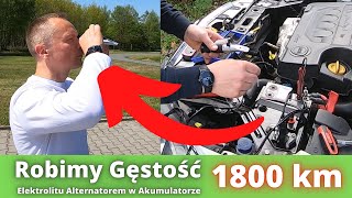 Jak długo alternator będzie robił gęstość elektrolitu w rozładowanym akumulatorze? S4E72