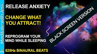Black screen POSITIVE AFFIRMATIONS to RELEASE ANXIETY Enhance TRUST While You Sleep RAIN MUSIC.