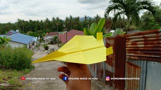 BEST ORIGAMI PAPER JET - How to make a paper airplane