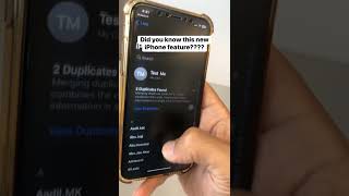 How to find and merge duplicate iPhone contacts!