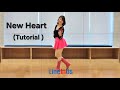 [초중급설명] New Heart Line Dance (Tutorial) [Lineinus]