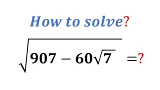 A nice math radical problem|Simplify radical expression