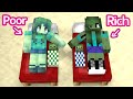 Baby Zombie Rich and Poor - Life Story - Minecraft Animation