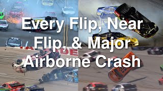 Every NASCAR Gen 6 Flip, Near Flip, & Major Airborne Crash (2013-2021) [UPDATED]