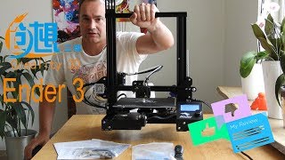 A semi-assembled 3D printer kit Creality Ender 3 review