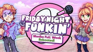 Friday Night Funkin' - V.S. Monika FULL WEEK [REBOOTED] - FNF MODS [HARD]