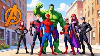 SUPERHEROES ON THE STREET | Spidey and his Amazing Friends Animation