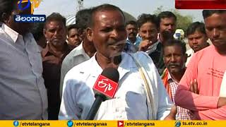 Tension at Adilabad Market Yard | After Sale of Cotton Stalled | Over High Price Issue