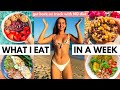 What I Eat In A Week to GET BACK ON TRACK (no diet) | realistic & how I eat whatever I want