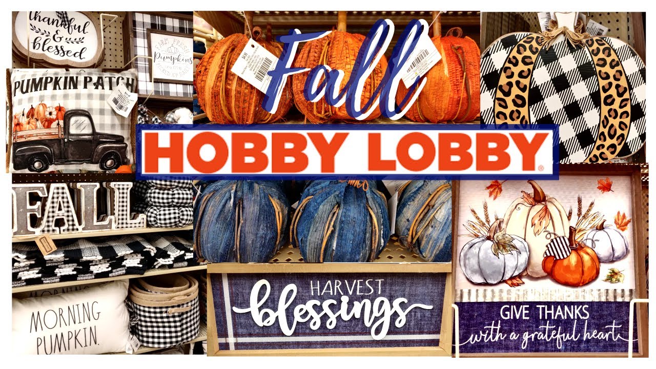 NEW HOBBY LOBBY FALL DECOR 2020 - YouTube