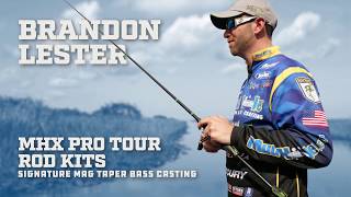 Brandon Lester Signature MHX Mag Taper Bass Casting Rod Kit