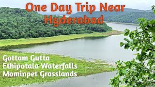 One day trip near Hyderabad, Gottam Gutta, Ethipotala Waterfalls, Mominpet Grasslands