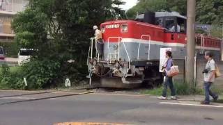 2016/09/27 トランスイート四季島中間3両甲種輸送 神武寺 DE10送り込み