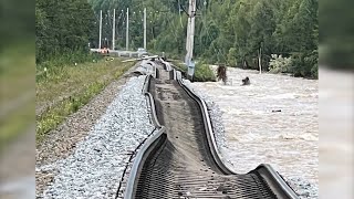 В Бурятии полностью восстановлен размытый участок БАМ