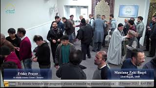 Friday Prayer | Maulana Zaki Baqri | Al Mahdi Islamic Center (Canada)