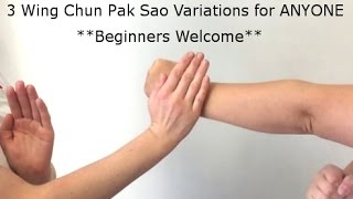 3 Wing Chun Pak Sao Applications