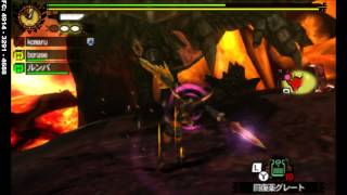 MH4G - 村★9 - 黒鎧竜 Black Gravios