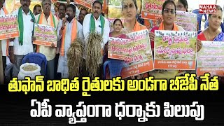 తుఫాన్ బాధిత రైతులకు అండగా బీజేపీ నేత చిగురుపాటి..ఏపీ వ్యాప్తంగా ధర్నాకు పిలుపు | Mahaa News