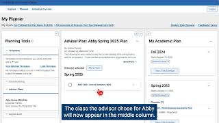 Adding Courses in Navigate: Advisor Plan