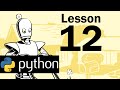 Lesson 12 - Python Programming (Automate the Boring Stuff with Python)