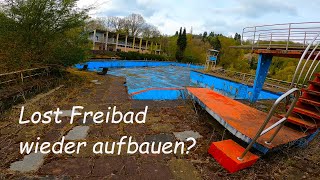 Freiwillige Helfer wollten dieses Freibad wieder aufbauen! | LOST PLACES