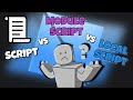Scripts vs Local Scripts vs Module Scripts, When should you use them?
