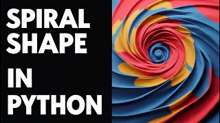 I Created a HYPNOTIC Spiral using Python | Python Turtle Graphics Python Turtle Tutorial