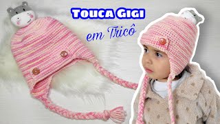 Touca Gigi com Orelhinha Infantil | Ana Alves