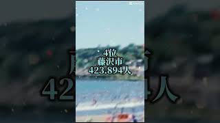 神奈川県人口ランキング(公式)#神奈川県 #ランキング #100人目標 #人口ランキング#チャンネル登録よろしく