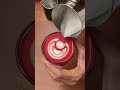 have you ever had a red cappuccino