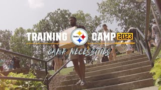 Christian Kuntz and Pressley Harvin III's Camp Necessities | Pittsburgh Steelers