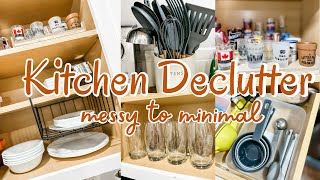 EXTREME NEW YEAR KITCHEN DECLUTTER|Kitchen Organize With Me|Declutter & Organize|Messy To Minimal
