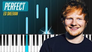 Ed Sheeran - "Perfect" EASY Piano Tutorial - Chords - How To Play - Cover