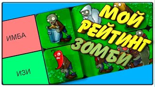 Мой Рейтинг Зомби В Plants Vs  Zombies (перезалив)